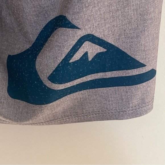 Quiksilver Board Shorts Mens Size 30 Blue Drawstring Summer Beach Casual Stretch - Picture 13 of 16